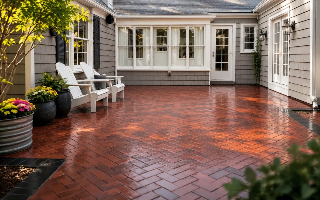 Brick patio design and installation by Stone & Brick Masonry Group