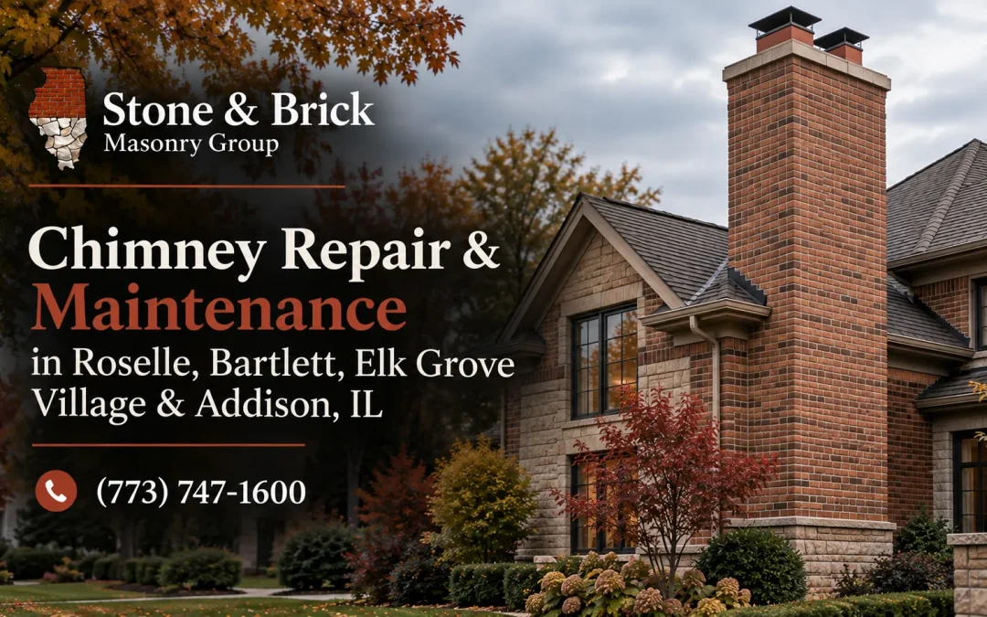 Chimney Repair & Maintenance in Roselle, Bartlett, Elk Grove Village & Addison, IL by Stone & Brik Masonry Group